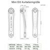 Prowheel Ebike Mini ISIS Crank Arm 165 mm/170 mm/175 mm