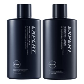 Fjäldijk PDK Expert Protection Men's Skin Lotion 2-piece Set Whitening Wrinkle Men's Basic Cosmetics / 피엘디크 엑스퍼트 프로텍션 남성 스킨 로션 2종 세트 미백 주름 남자 기초 화장품