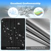 Holiwei 9x18 Ft Rectangular Pool Cover with Reflective Strips for