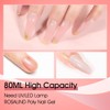 ROSALIND Soft Pink Poly Extension Gel, 80ml Pink Poly Nail
