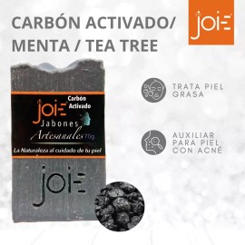 Be Joie Paquete (6) Jabón Artesanal Vegano De Carbón Activado