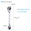 CoCud Double Box End Reversible Ratcheting Wrench, Metric 8 by