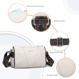 Miss Lulu Cross Body Bag Women Genuine Leather Ladies Handbags & Shoulder Bags Crossbody Bag with Adjustable Strap