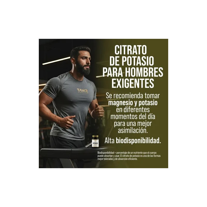 Potasio Citrato Suplemento Hombre Tawr 100c