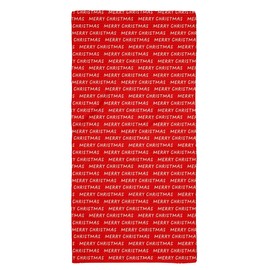 GEOMETRY Christmas BarTowel - Quick Dry Microfiber Cloth Dish Towel for Kitchen Drying - Premium Quick Dry Towel (Merry Xmas, 12"x24")