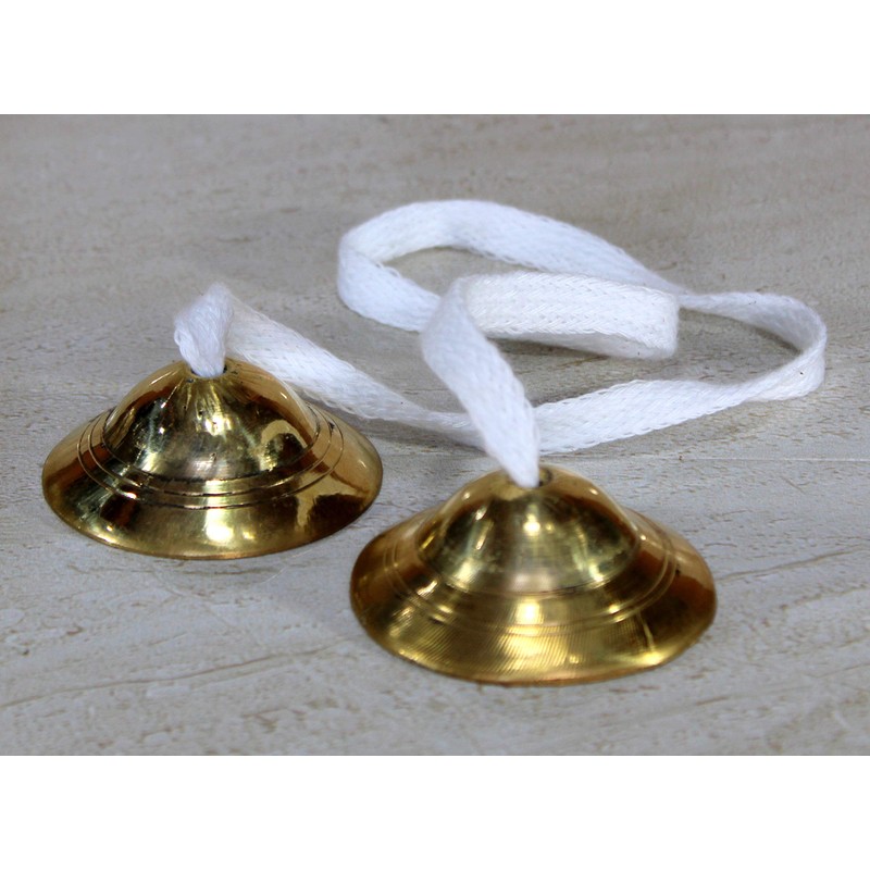 eSplanade - Brass Tibetan Tingsha Manjeera Clash Cymbals or Hand