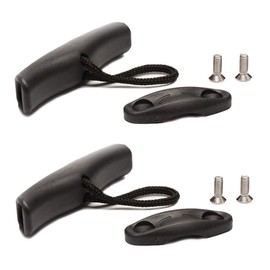 POFET 2 x Kayak/Canoe Carry Handle, T Handle with Cord and Pad Eyes, 2 Piece Kayak Canoe Carry Handle T Handle Kit