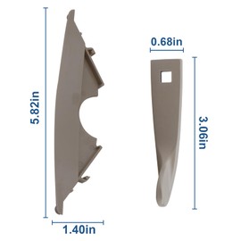 Window Hardware Pack for Andersen Classic E-Z Casement Window 1361537 for Andersen Windows Crank Handle Replacement Kit in Stone Color