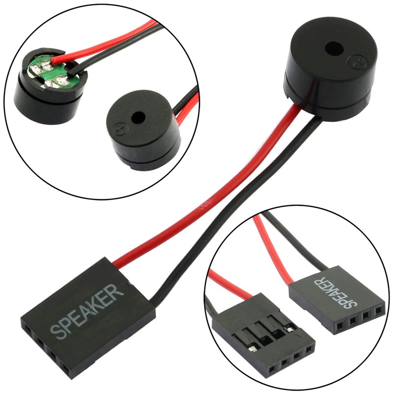 RuiLing - Juego de 5 mini altavoces de 4 pines