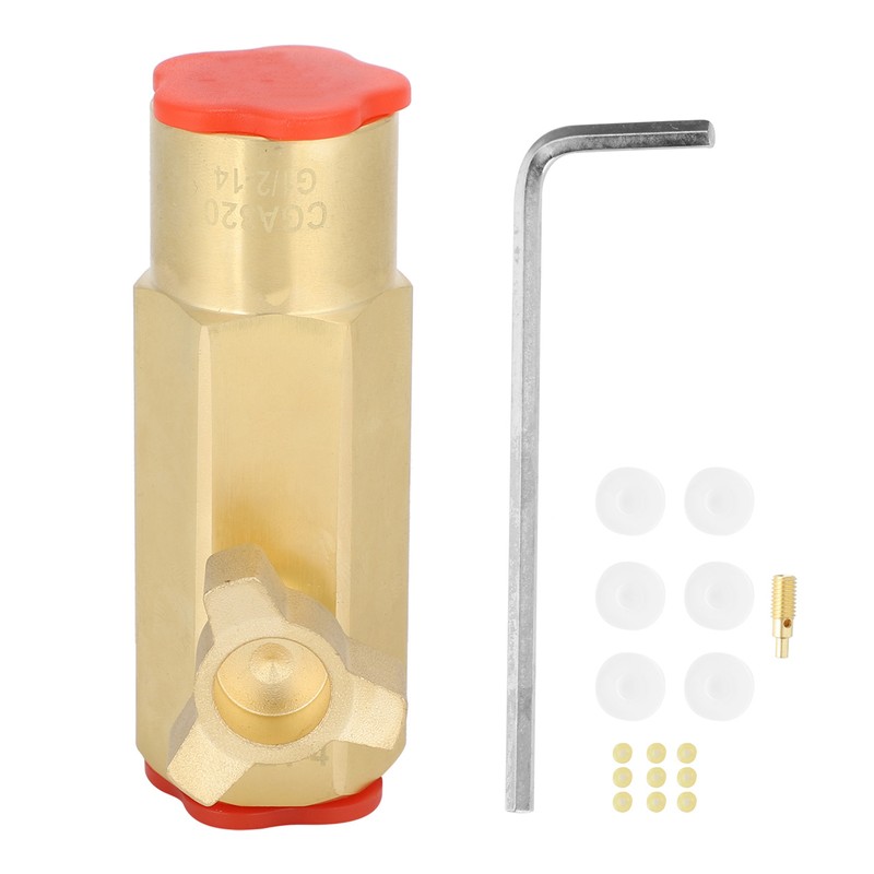 CGA320 Triangular CO2 Filling Adapter Tank Cylinder Refill Connector Kit