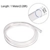sourcing map PVC Clear Vinyl Tubing, Plastic Flexible Water Pipe