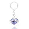 Women Girl Gift Big Middle Little Sister Crystal Key Chain