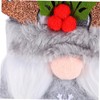 jojofuny 4pcs Faux Fur Fabric Beards for Crafting Soft Trim