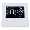 White Intelligent Thermostat Touch Screen 16A LCD Display Smart Temperature