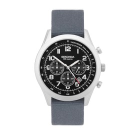 Sekonda Mens Military Style Chronograph Watch (Grey) 30065