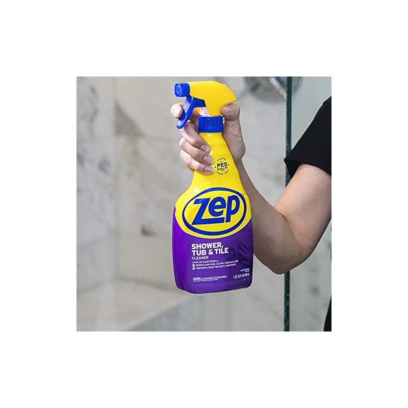 ZEP Limpiador de bañeras y azulejos de 32 onzas líquidas