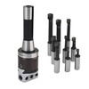 mitoharet 2In Boring Head R8 Shank 9-Pack 1/2In Carbide Boring