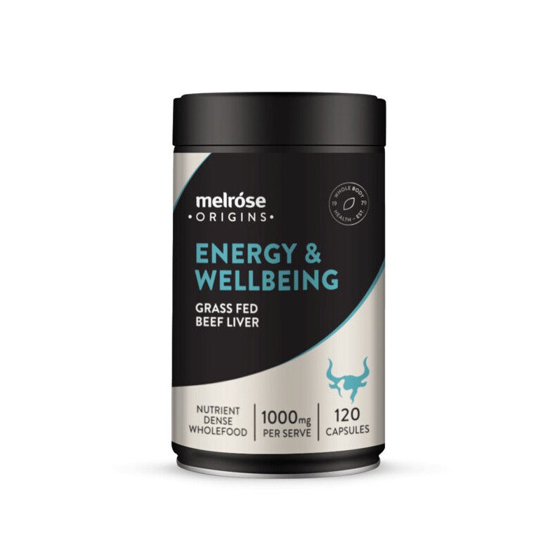 Melrose Origins Energy and Wellbeing, 120 Capsules