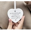 Positive Quote | Ceramic Keepsake Heart | Positive Message |