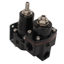 Naroote Fuel Pressure Regulator, 13220 Metal Construction, Adjustable, Carburetor to EFI Conversion, Car Truck