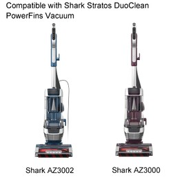 Replacement Filters for Shark Stratos AZ3002 AZ3000 AZ3000W DuoClean PowerFins Upright Vacuum Cleaner 1 Soft Brush Roller 2 Filters 4 Foam & Felt Filters 1 Cleaning Brush