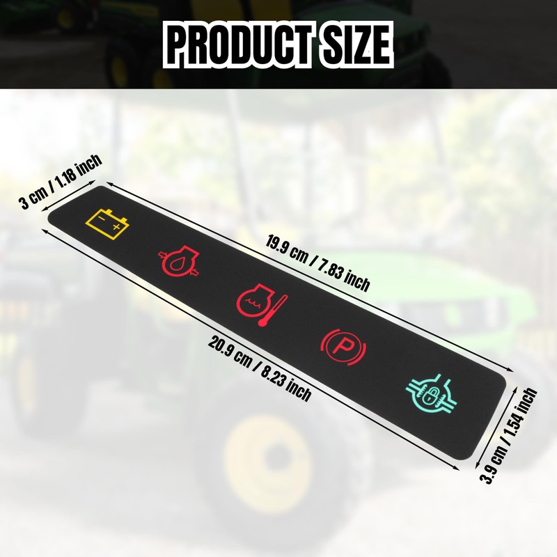 Dash Panel Decal Instrument Panel Indicator Label Sticker Replace M117670