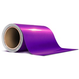 VViViD Ultra Gloss Metallic Purple Air-Release Adhesive Vinyl Pinstripe Tape Roll (4 Inch x 20ft)