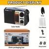 2024 New Solar Emergency Radio, AM/FM Digital Speaker With LED