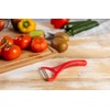 KUHN RIKON Piranha Peeler with Serrated Edge Red
