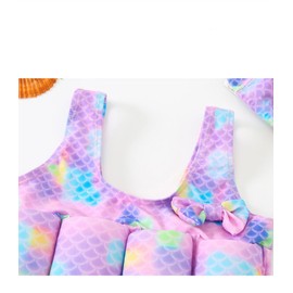 Baby Kids Floatation Suit Float One-Piece Swimwear Buoyancy for Girls Violet 3-4Years