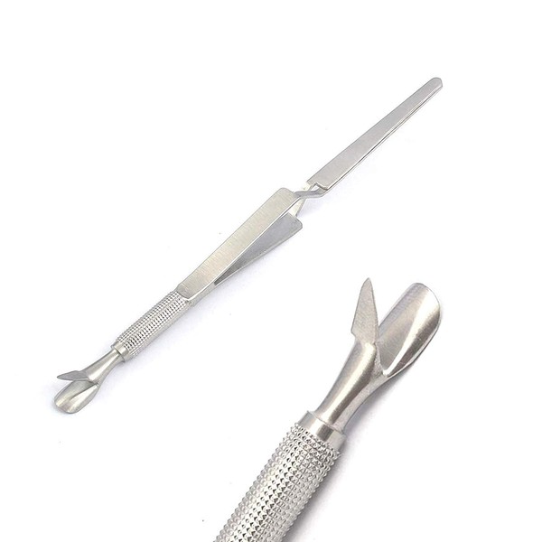 CUTICLE MAGIC WAND PUSHER TWEEZER MULTI FUNCTION ACRYLIC NAIL PINCHER TOOL by G.S ONLINE STORE