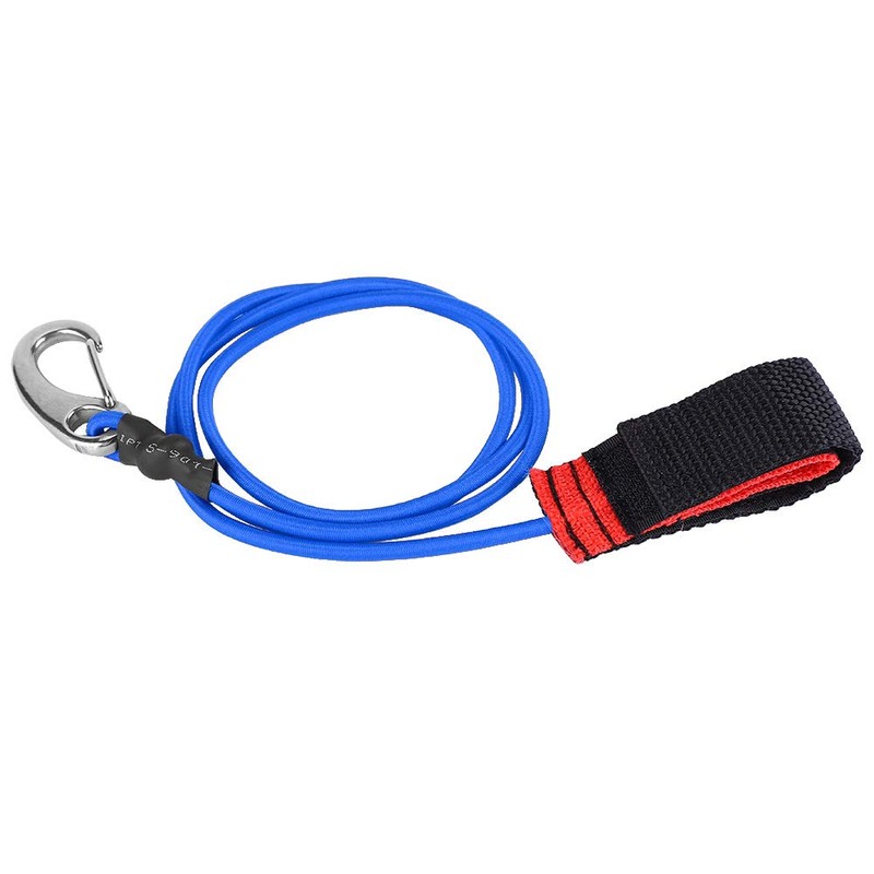 AYNEFY Boating Paddle Leash,kayak leash ylon Paddle Leash Black Elastic
