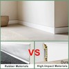 Wall Baseboard Molding Trim,8-Pack of 48 x 3.15 in, White