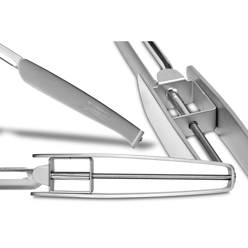 Stainless Steel Peeler, Long Vegetable Peeler, with plastic safety cover,