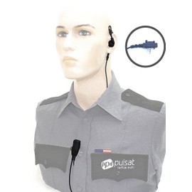 EarHook Surveillance Mic Kit for Vertex Standard VX-231 VX-261 VX-351 VX-450 and EVX Digital Series EJ30 Commercial Series