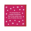 Brainbox Candy Funny Christmas Card - White Christmas - Funny