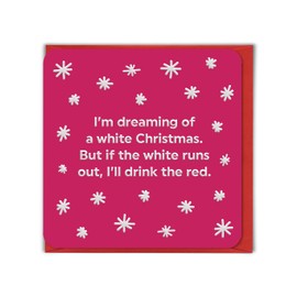 Brainbox Candy Funny Christmas Card - White Christmas - Funny Humor - Cheeky Mum Card for Mum - Everyday Cards for Women