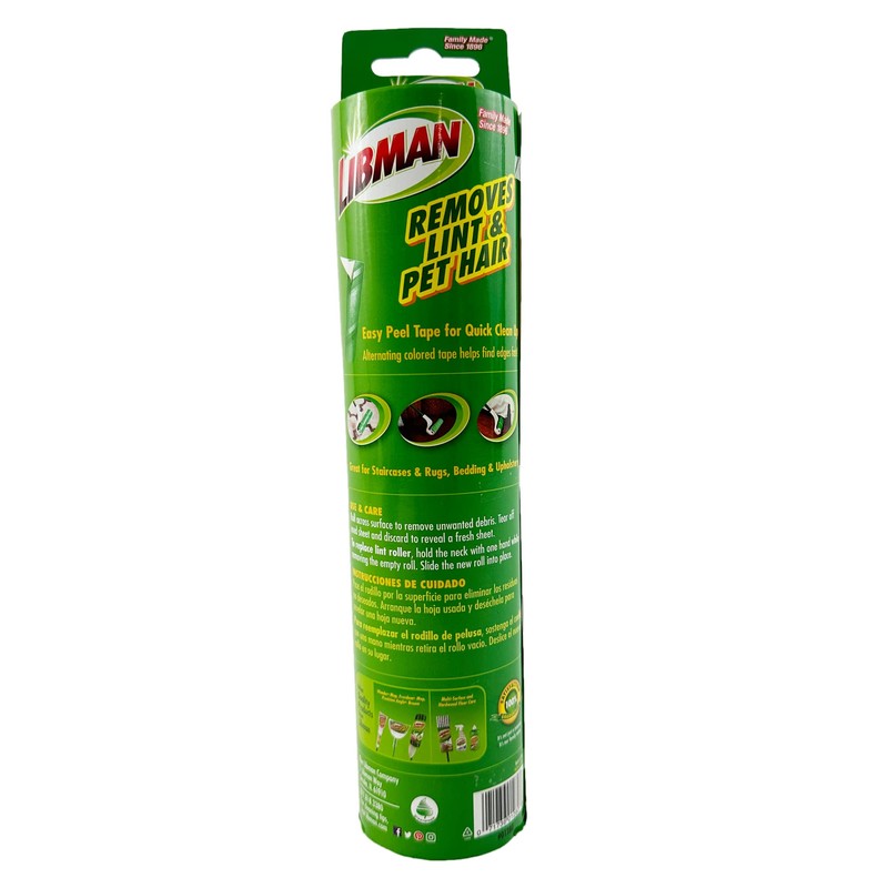 Libman Extra Wide Lint Roller Refill - 2 Pack (100