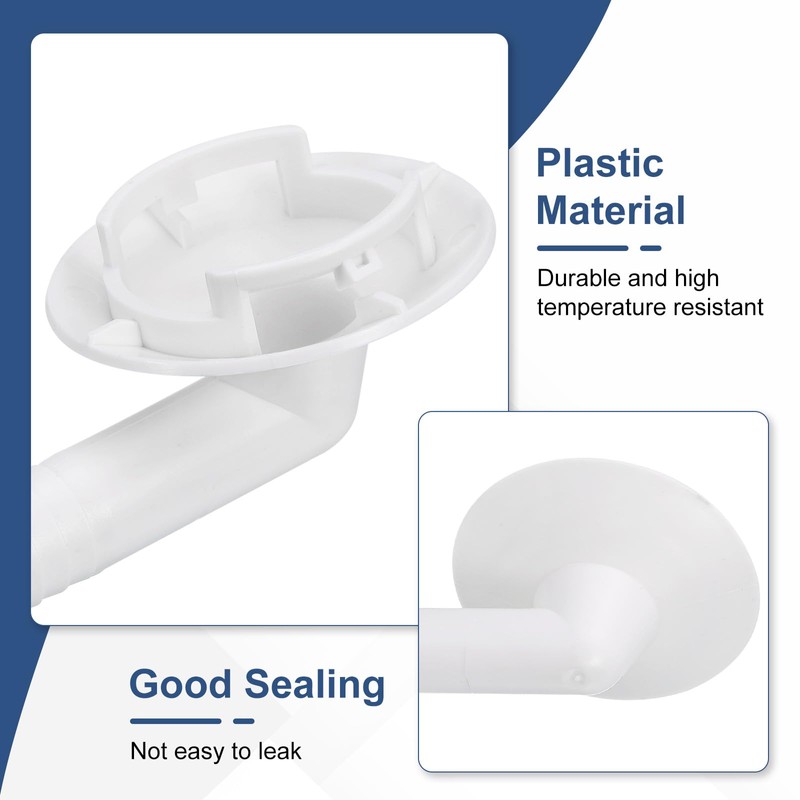 sourcing map 5Pcs Air Conditioner Drain Hose Connector Elbow Fitting