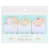 Sunstar Stationery S2840758 Chiikawa Sticky Notes, Die Cut, Mint