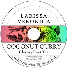 Coconut Curry Chicory Root Tea (Single Serve K-Cup Pods) (12 pods, ZIN: 578500) - 3 Pack