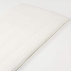 MUJI 84853746 Washed Fitted Sheet, Mattress Thin for Small, 31.5 x 76.8 x 2.8 inches (80 x 195 x 7 cm), Off White