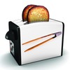 Toastzange, Bambus Magnetverschluss