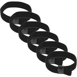 SHOWERORO 6pcs Box Bento Box Strap Bento Accessories Lunch Holder Box Strap Bento Box Straps Box Tie down Strap Outdoor Bento Strap Bento Box Belts Reusable Bento Box Belt Polyester Black