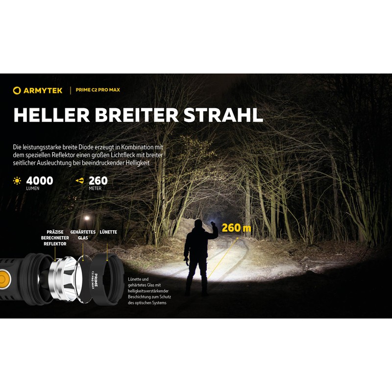 Armytek Prime C2 Pro Max Magnet USB Cool White 4000