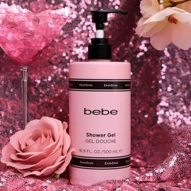Bebe Sheer Gel Ducha Corporal Hidratante Mujeres Manzana Notas Florales Verdes Hidrata Suaviza Piel 500
