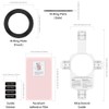 Sinjimoru Magsafe Magnetic Ring, MagSafe with Strong Magnets, Magnetic Ring