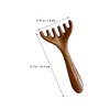 Healeved Wooden Scalp Massager Comb Natural Five-claw Acupoint Tool for