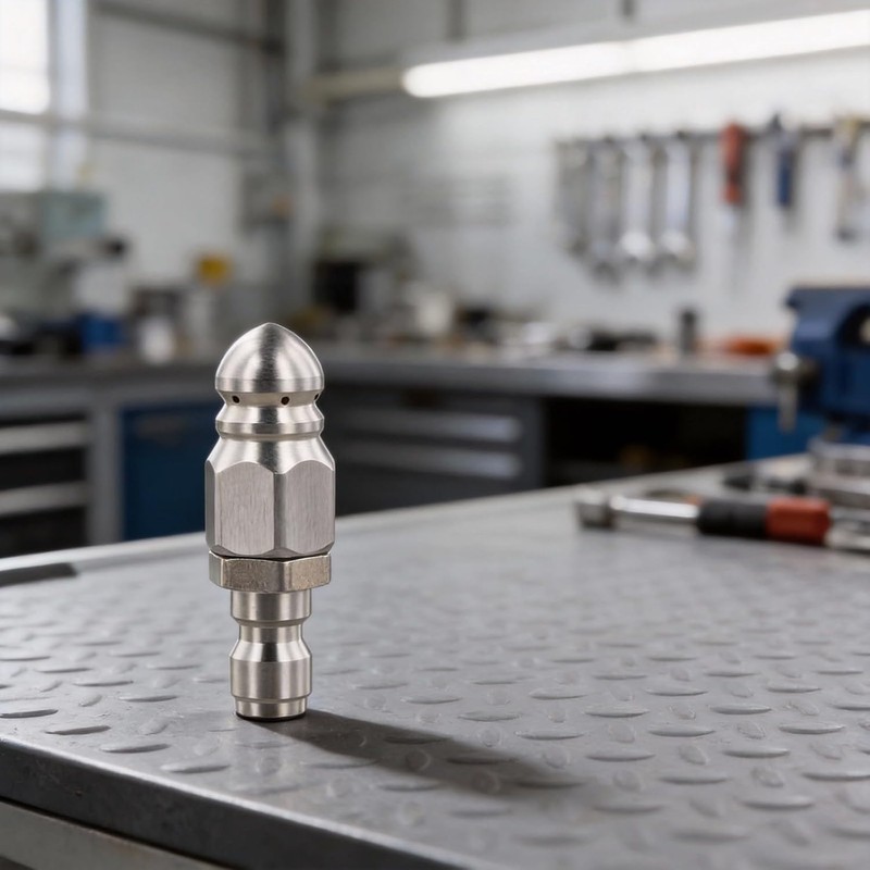 High Pressure Sewer Jet Nozzle 6cm Stainless Steel