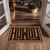 LuckyChu Welcome Door Mat Western Howdy Outdoor Indoor Entrance, Non